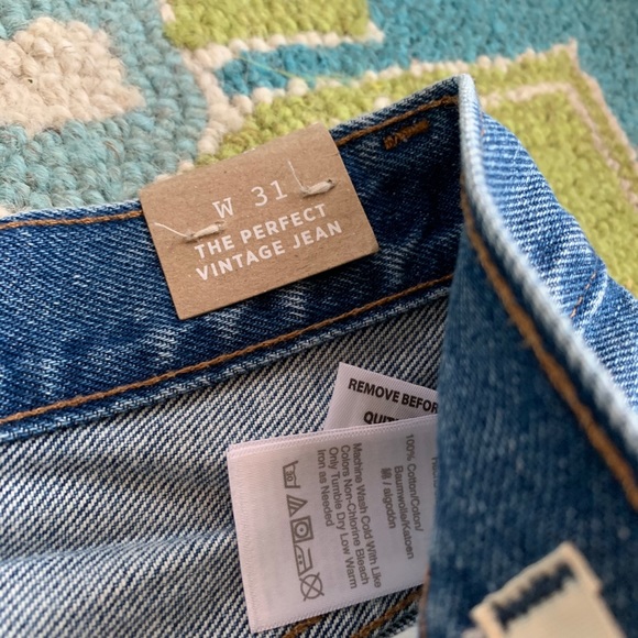 NWT Madewell Jeans (perfect vintage jean) - Picture 8 of 8